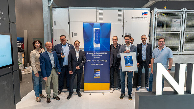 SMA wins the smarter E Award 2024